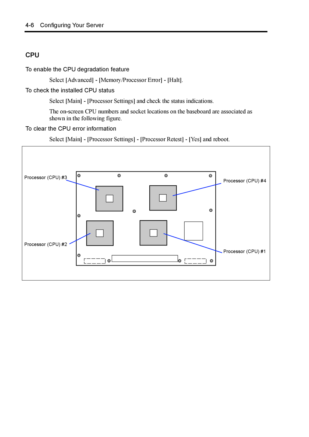 NEC 140Rc-4 manual Cpu 