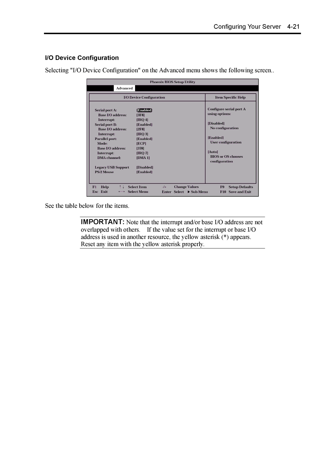 NEC 140Rc-4 manual Device Configuration 