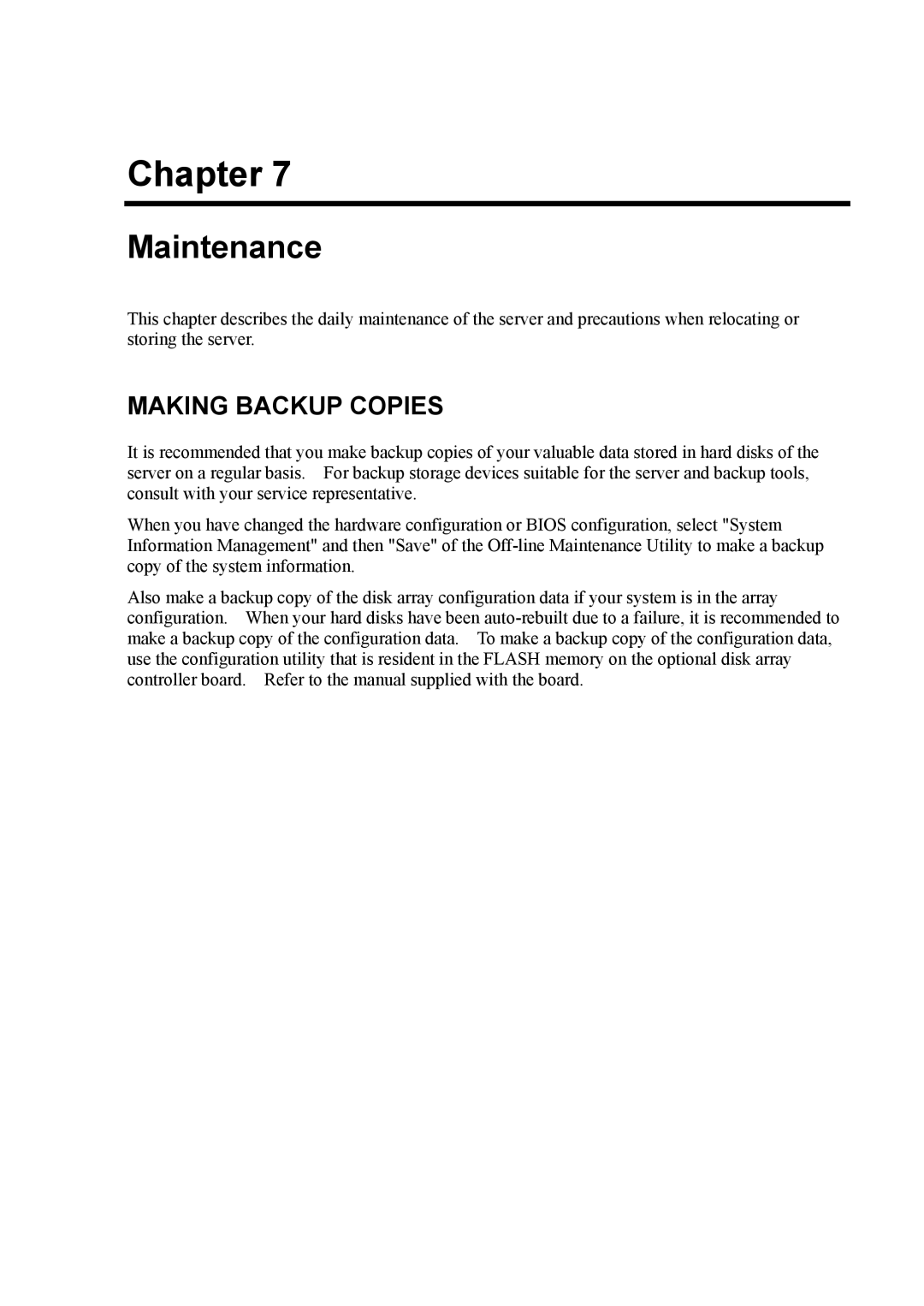 NEC 140Rc-4 manual Maintenance, Making Backup Copies 