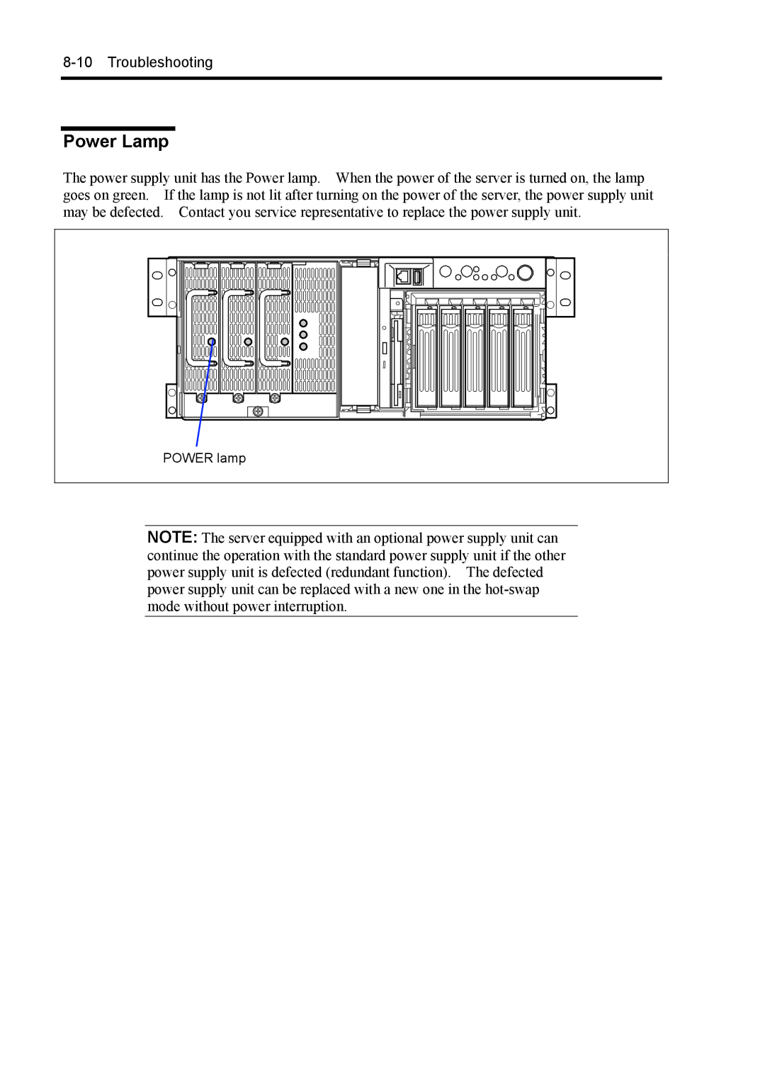 NEC 140Rc-4 manual Power Lamp 