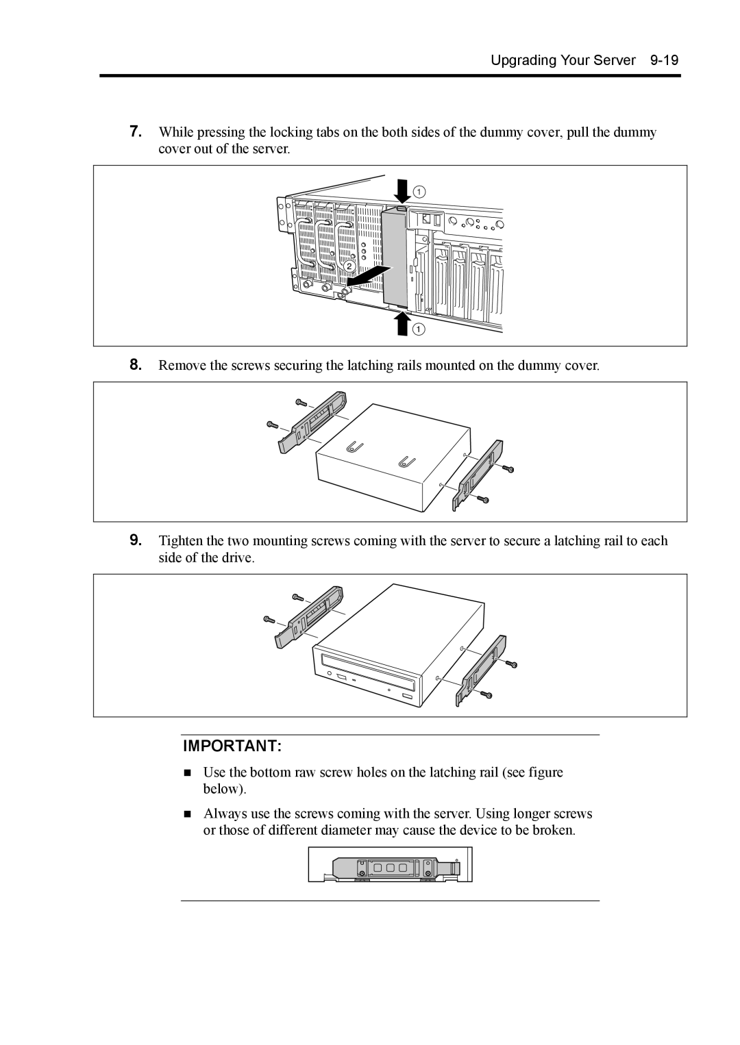 NEC 140Rc-4 manual Upgrading Your Server 