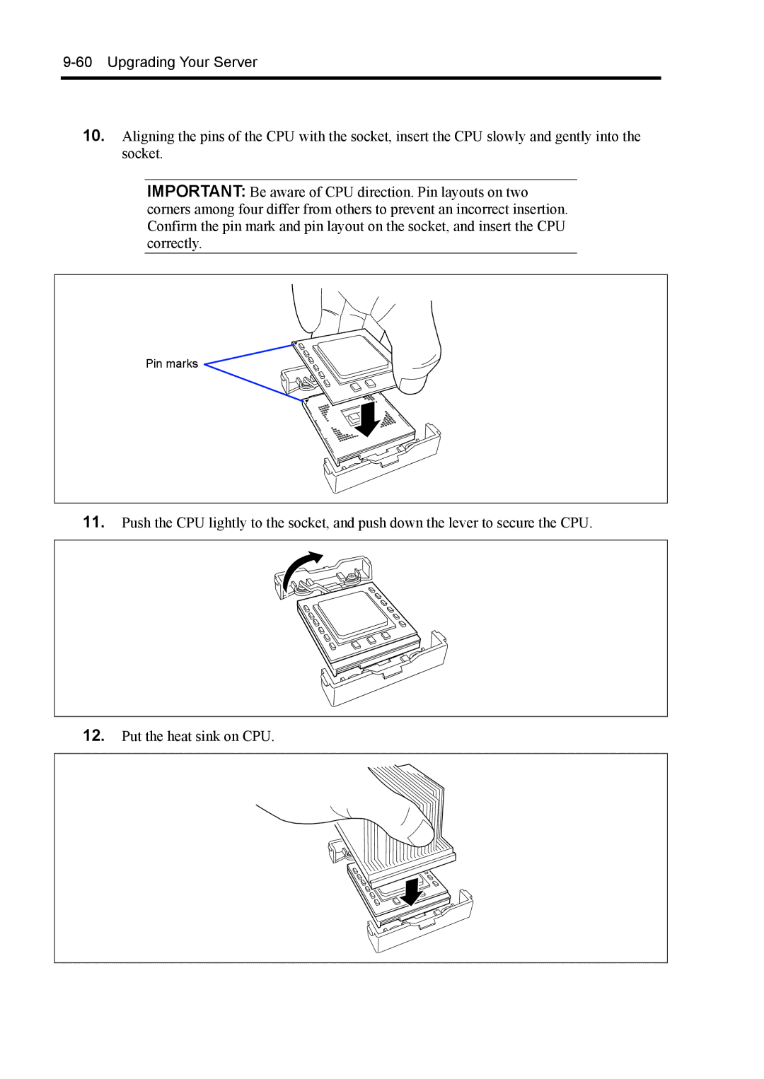 NEC 140Rc-4 manual Pin marks 