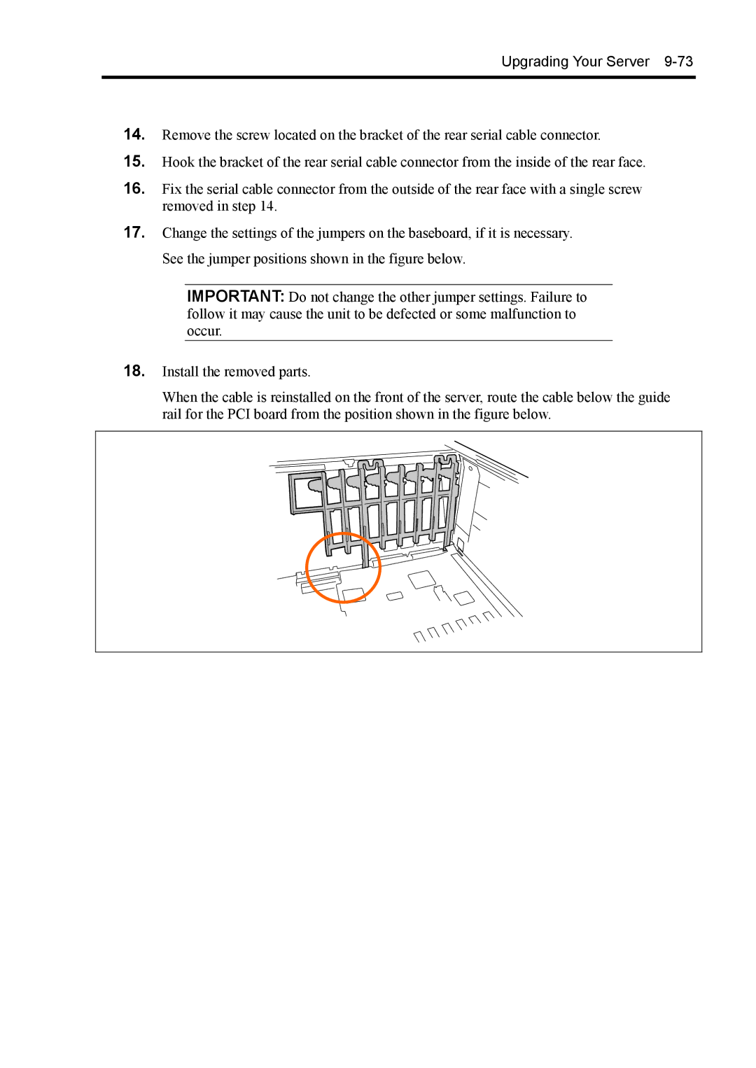 NEC 140Rc-4 manual Upgrading Your Server 