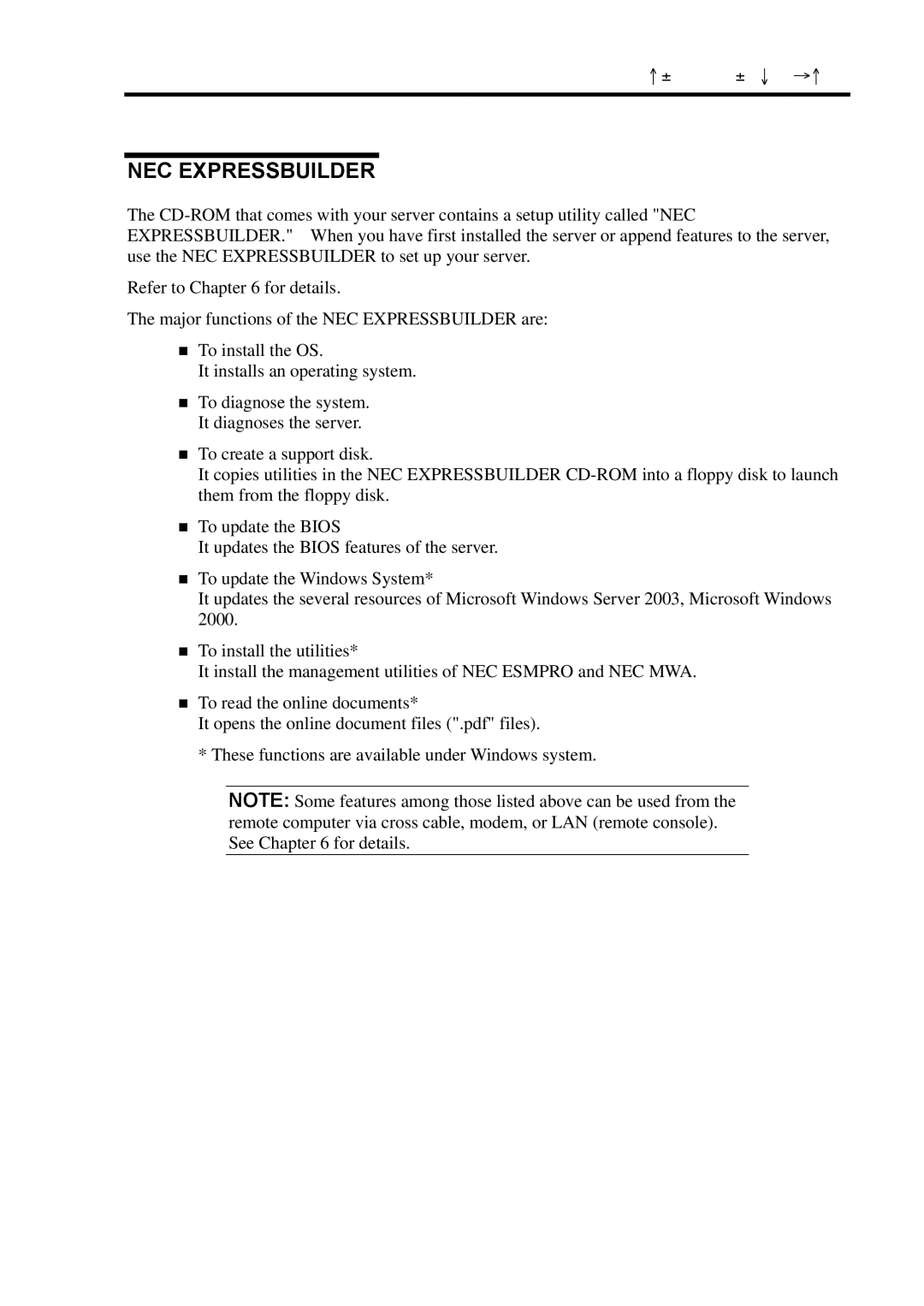 NEC 140Rc-4 manual NEC Expressbuilder 