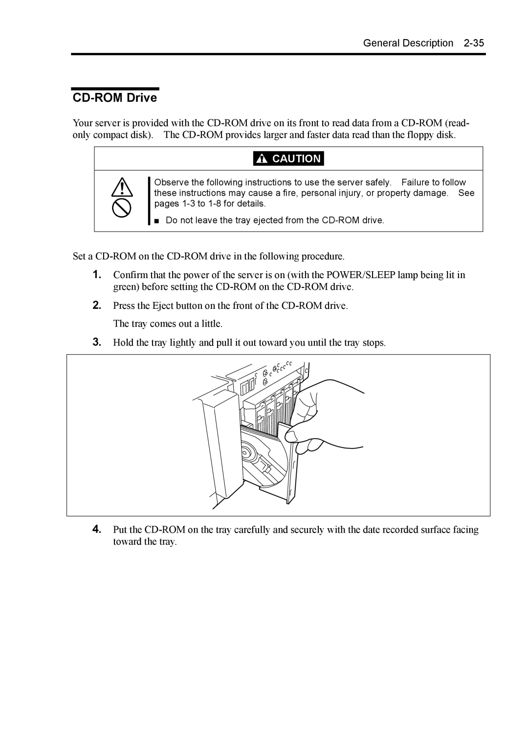 NEC 140Rc-4 manual CD-ROM Drive 