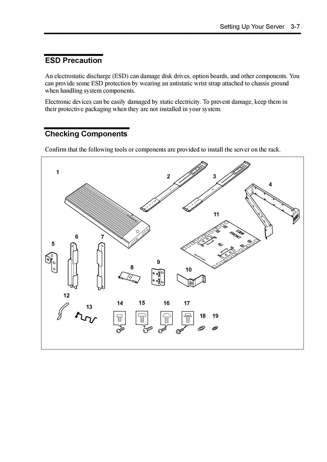 NEC 140Rc-4 manual ESD Precaution, Checking Components 