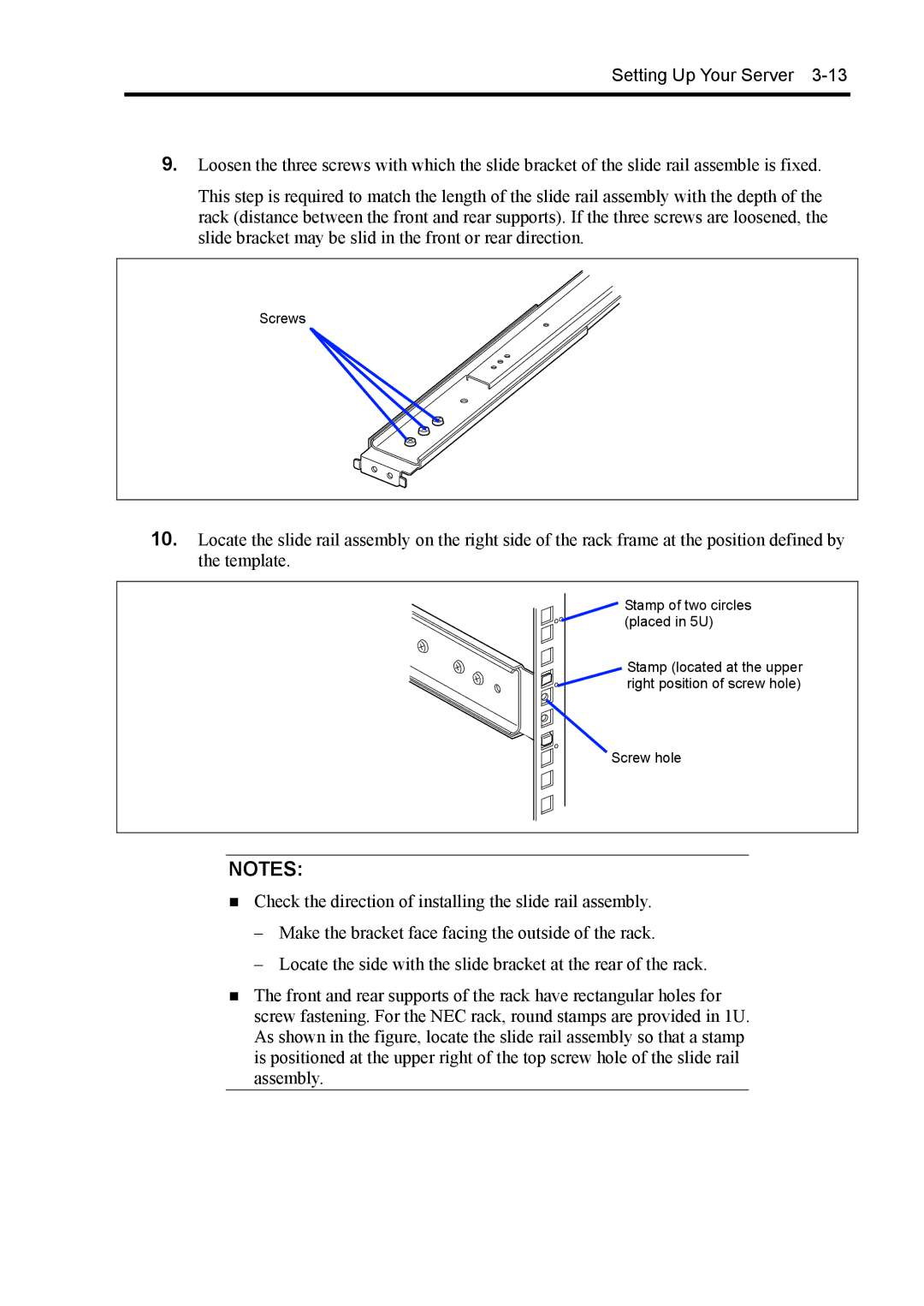 NEC 140Rc-4 manual Screws 