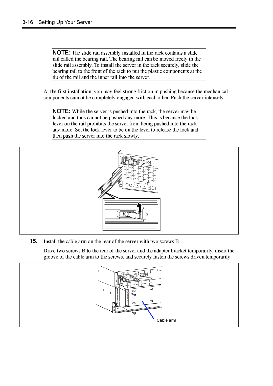 NEC 140Rc-4 manual Cable arm 