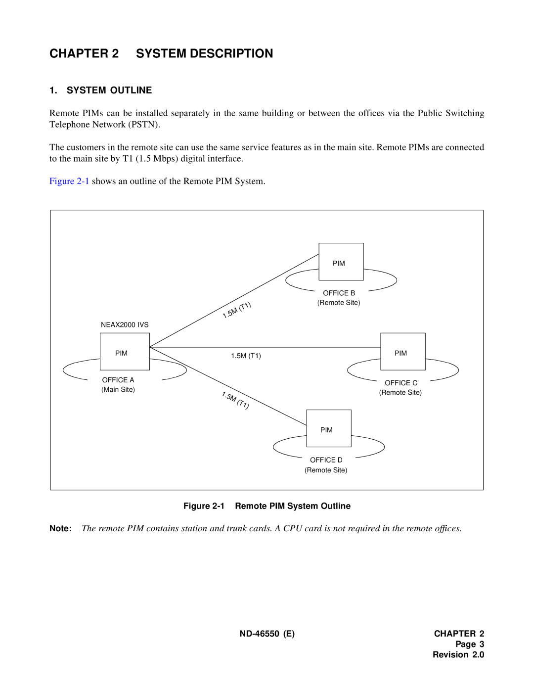 NEC 151944 system manual System Description, System Outline 