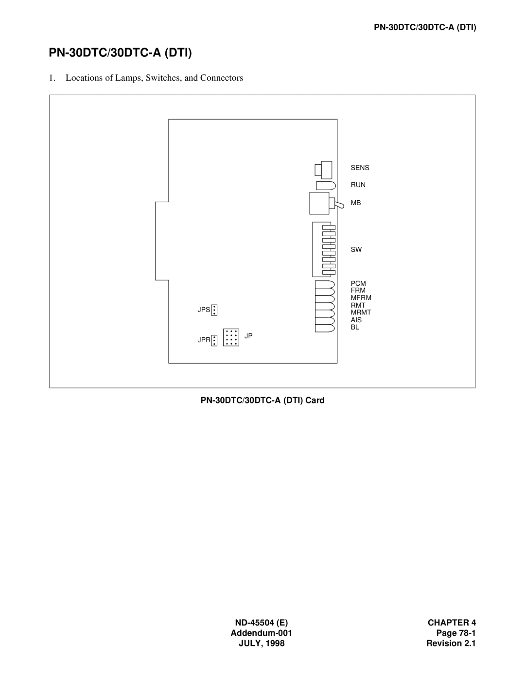 NEC 2000 IVS manual PN-30DTC/30DTC-A DTI 