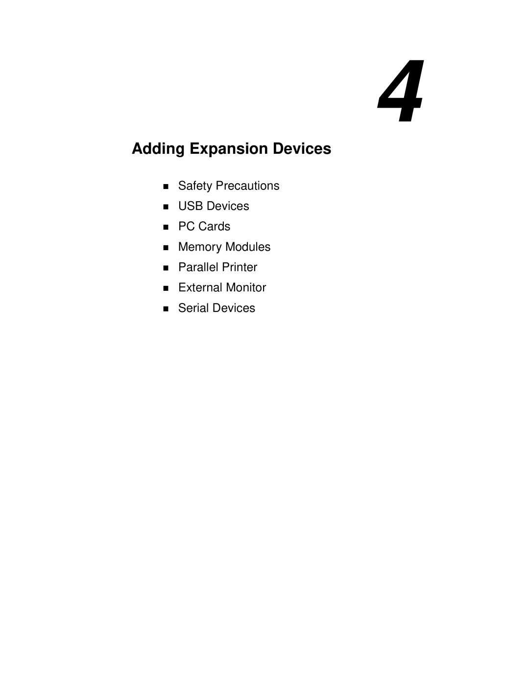 NEC 2000 Series manual Adding Expansion Devices 