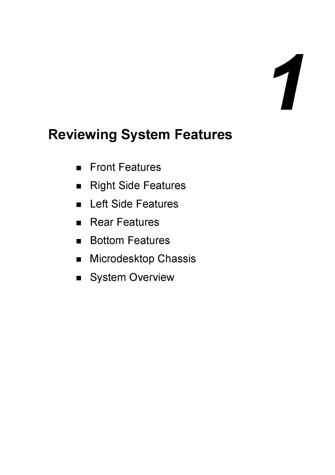 NEC 2000 manual Reviewing System Features 