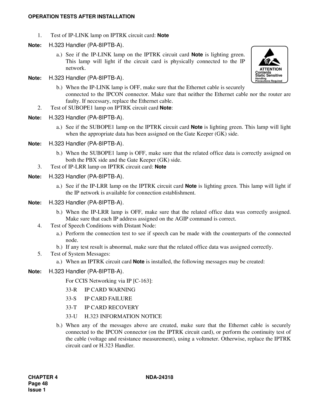 NEC 2400 ipx system manual Contents 