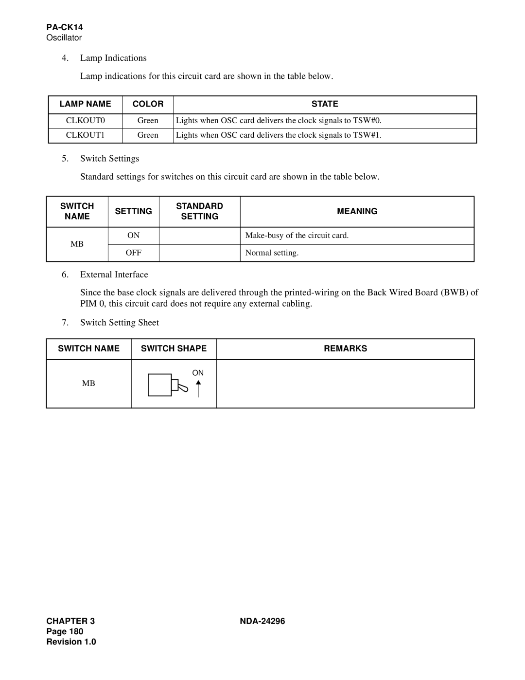 NEC 2400 ipx manual CLKOUT0, CLKOUT1 