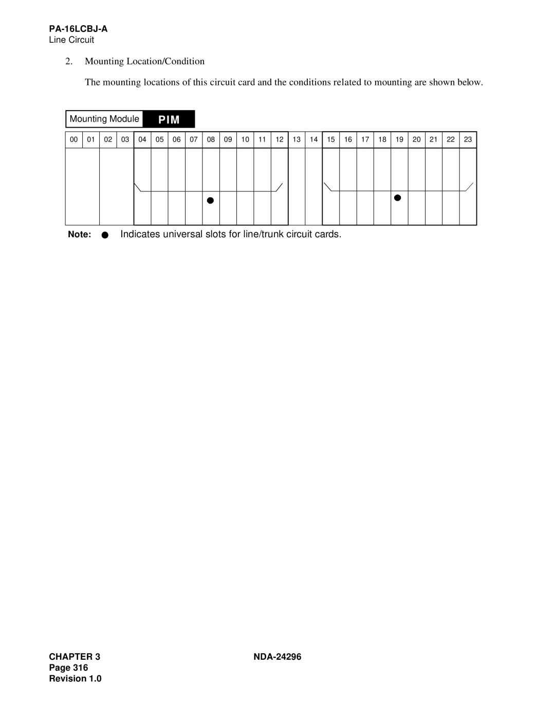 NEC 2400 ipx manual Pim 