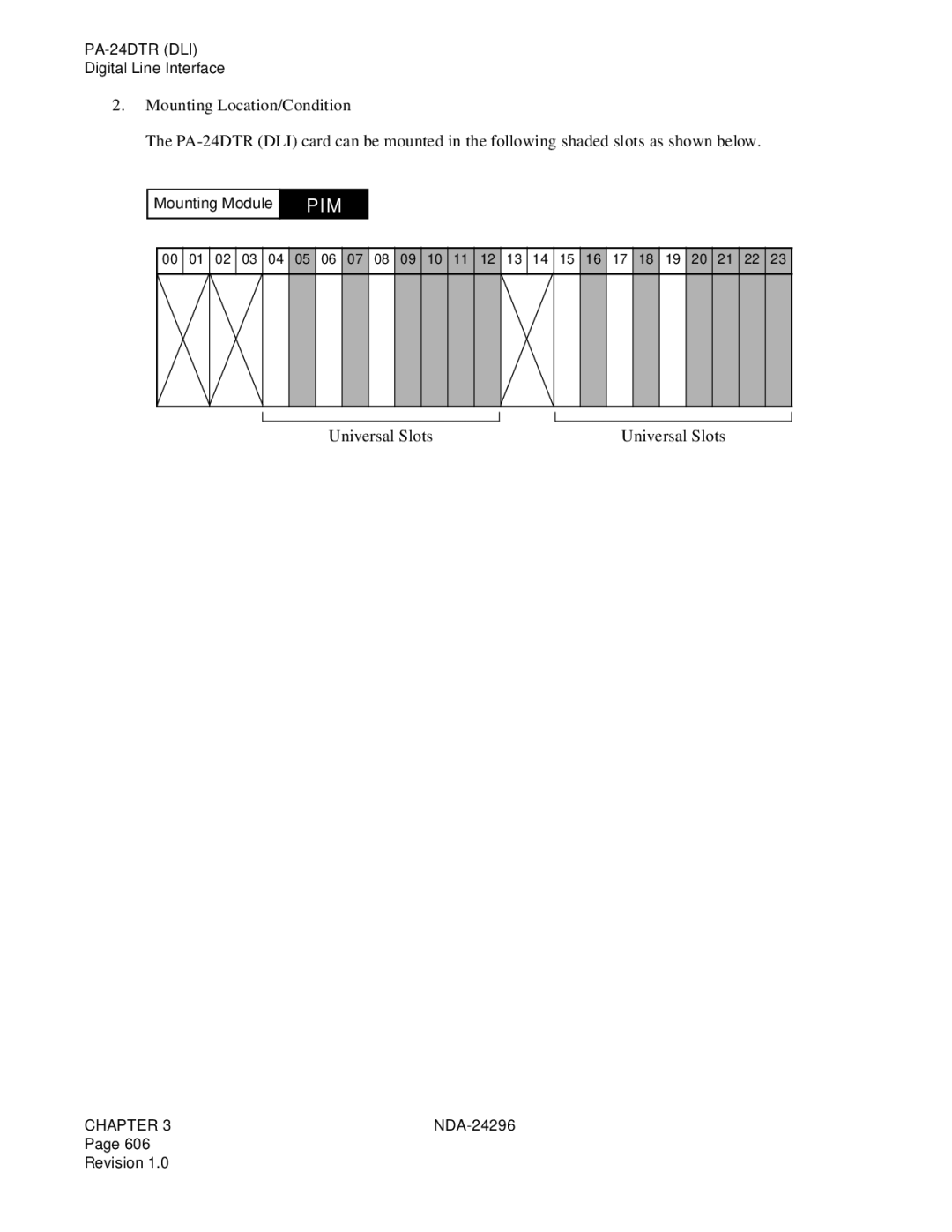 NEC 2400 ipx manual Pim 