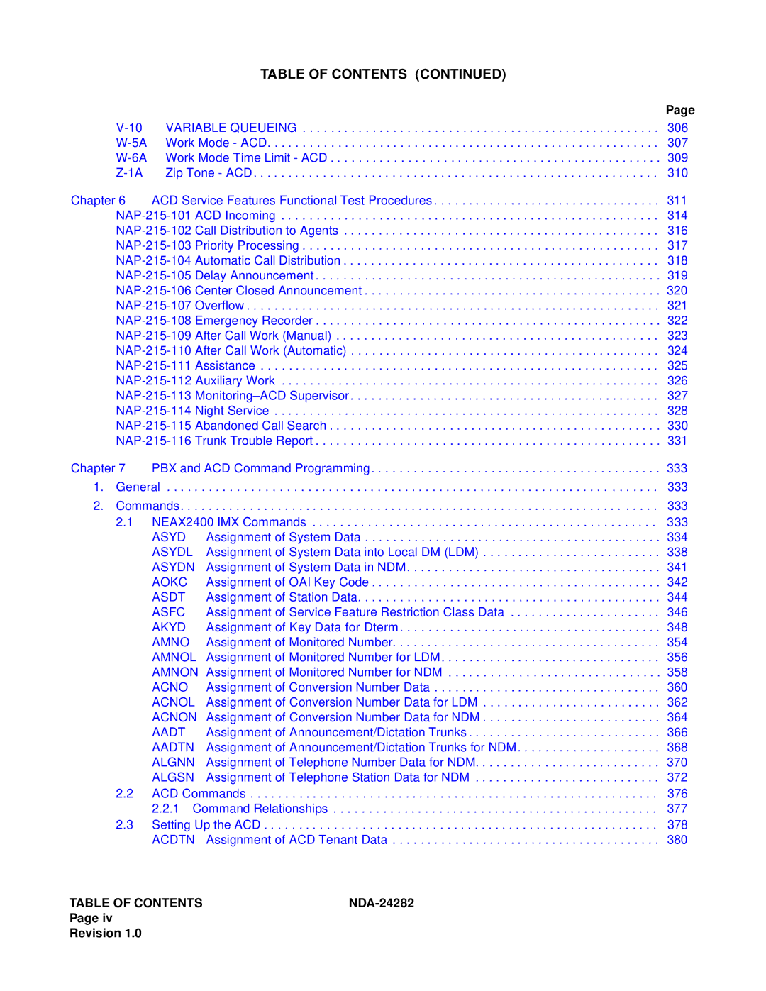 NEC 2400IMX system manual Asyd 