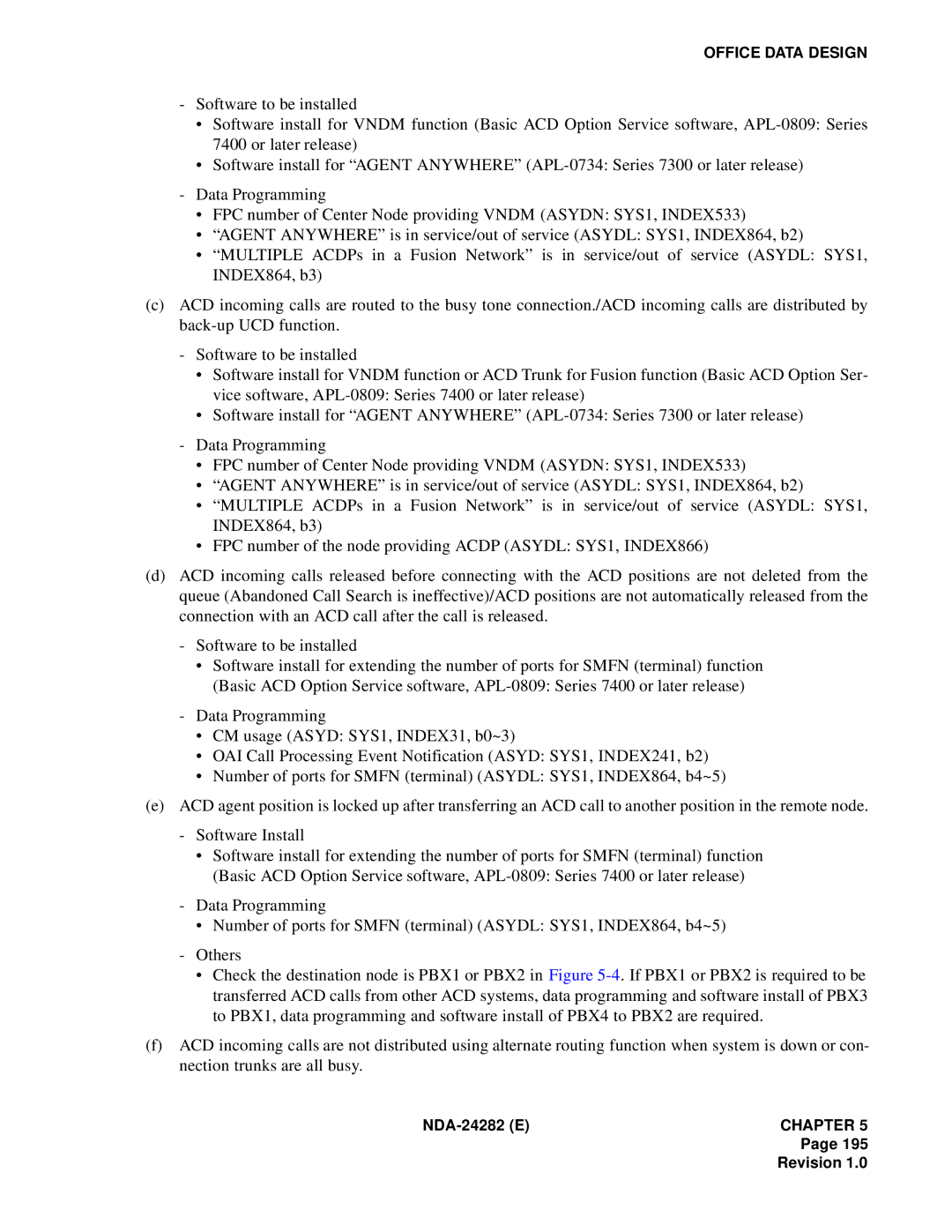 NEC 2400IMX system manual Office Data Design 