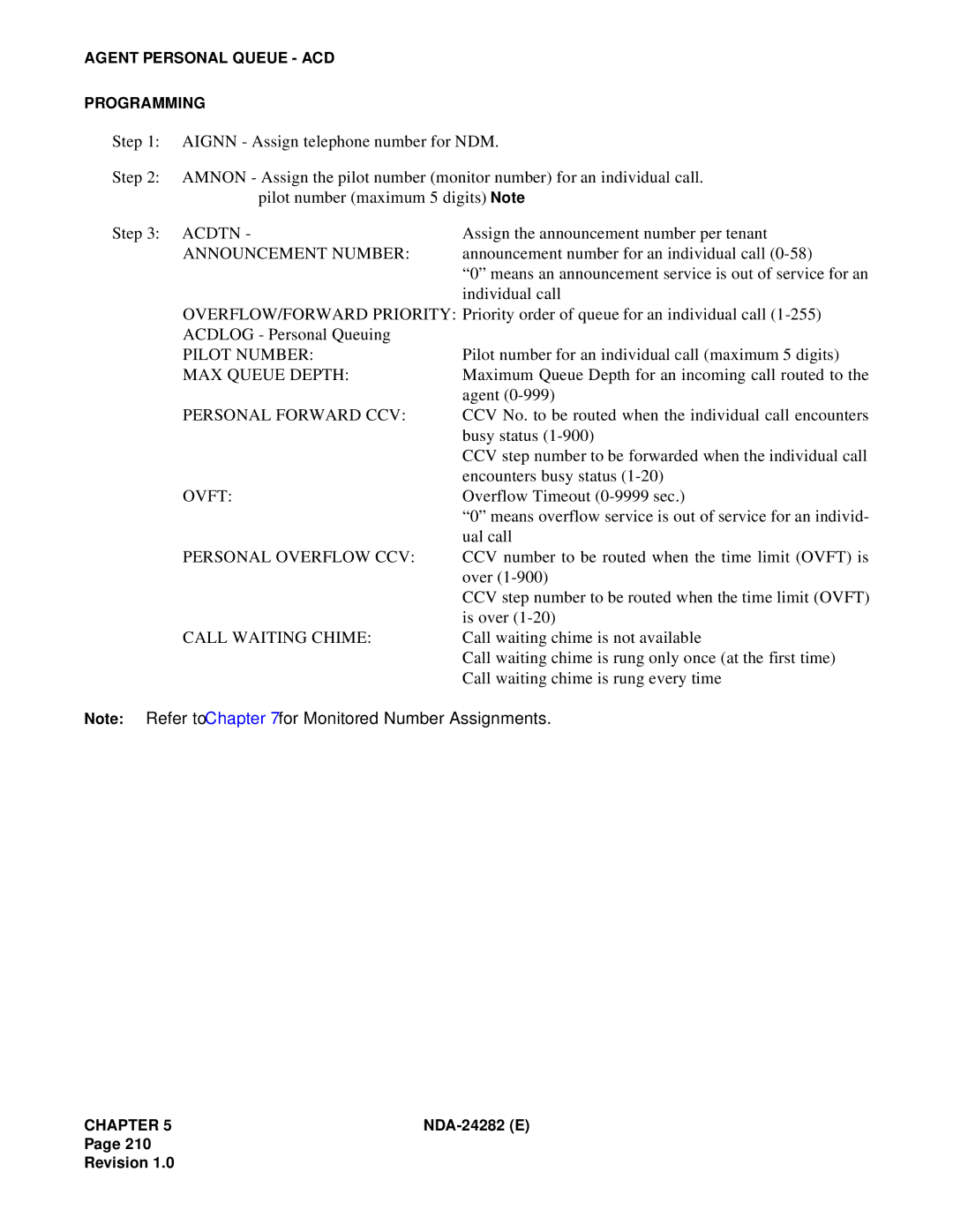 NEC 2400IMX system manual Announcement Number, Announcement number for an individual call, Individual call 