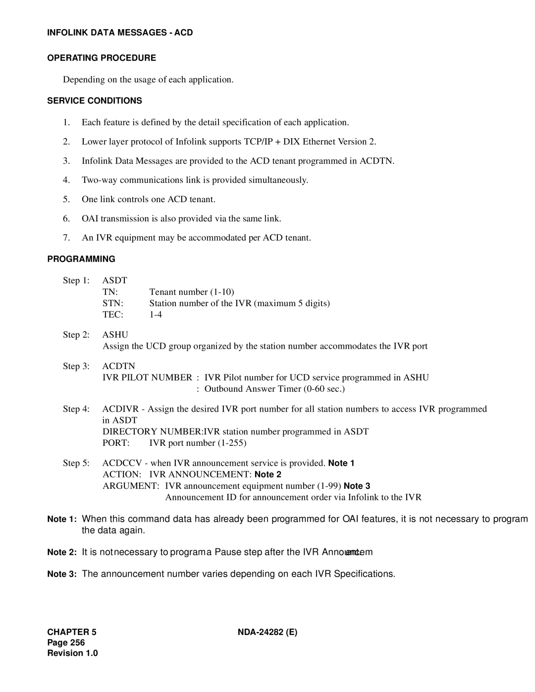 NEC 2400IMX system manual Asdt, Stn, Tec, Port 