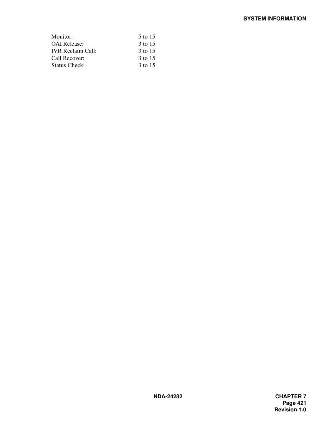 NEC 2400IMX system manual System Information 