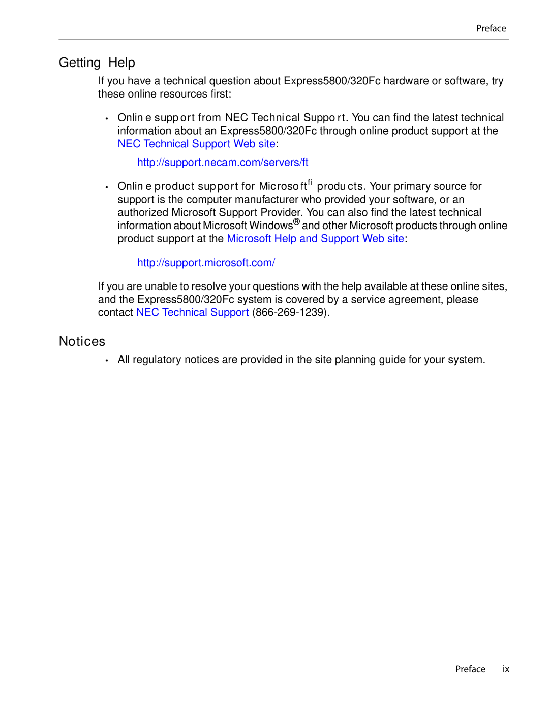 NEC 320Fc manual Getting Help, Http//support.microsoft.com 