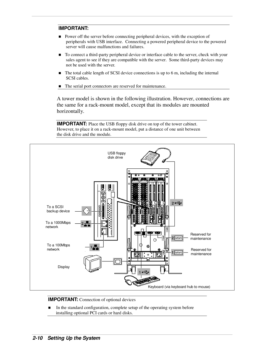 NEC 320Lb-R manual Maintenance 