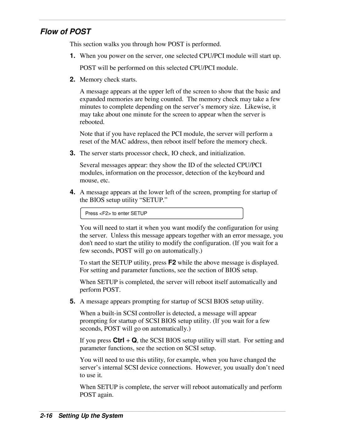 NEC 320Lb-R manual Flow of Post 