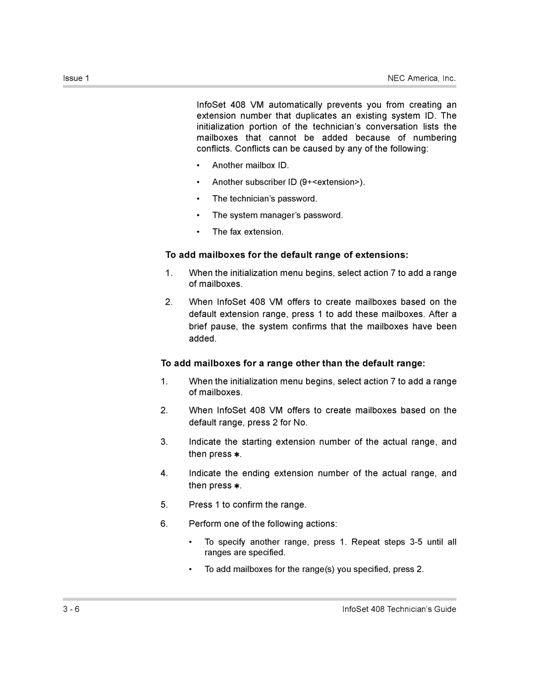 NEC 408 VM manual $$048 