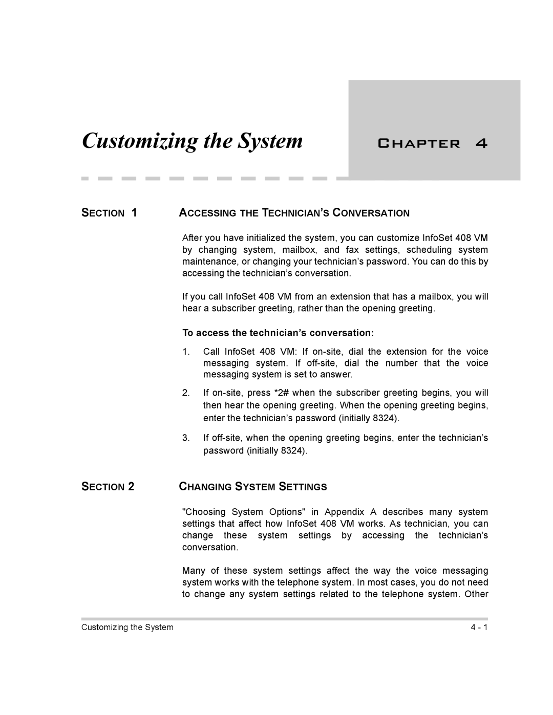 NEC 408 VM manual J6K$ 