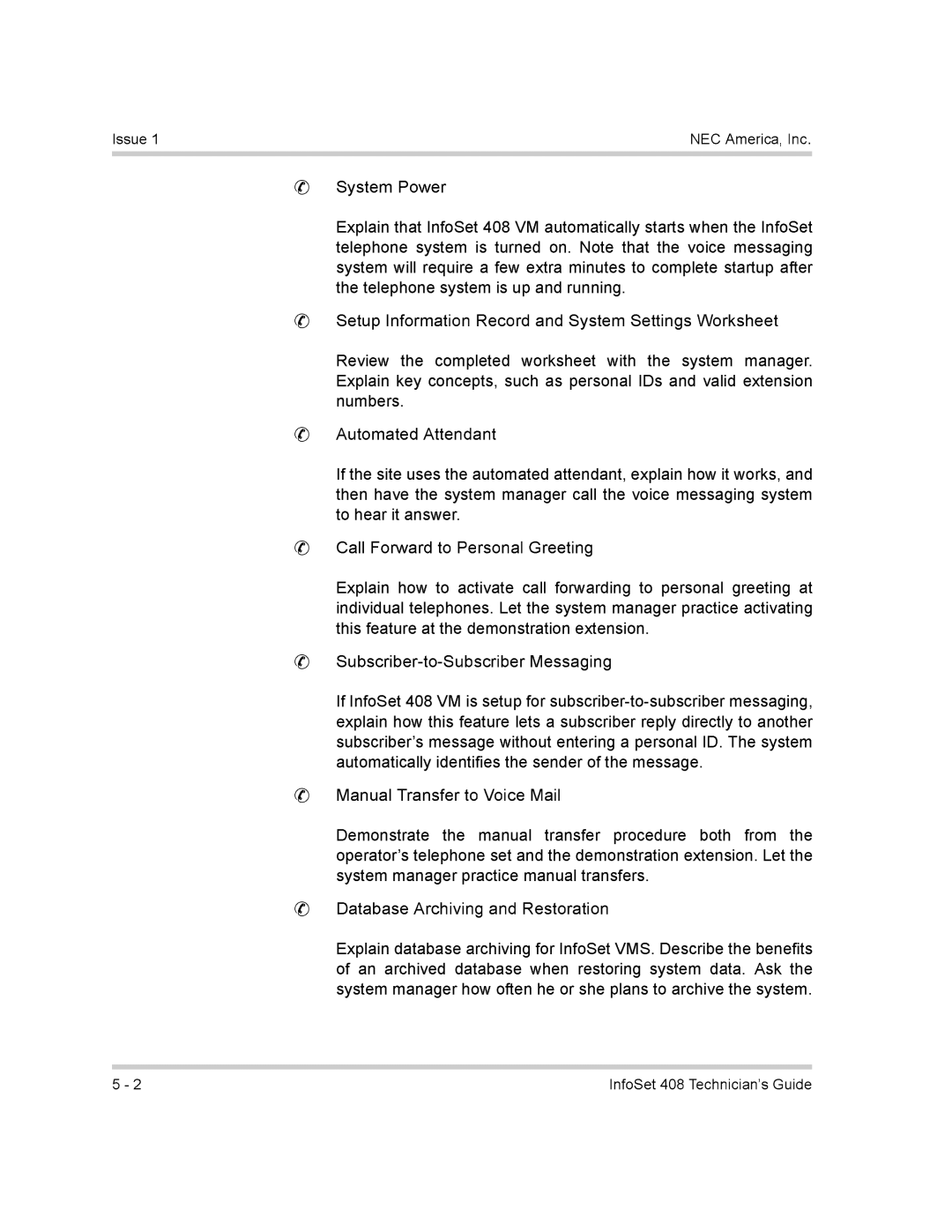 NEC 408 VM manual $$7 