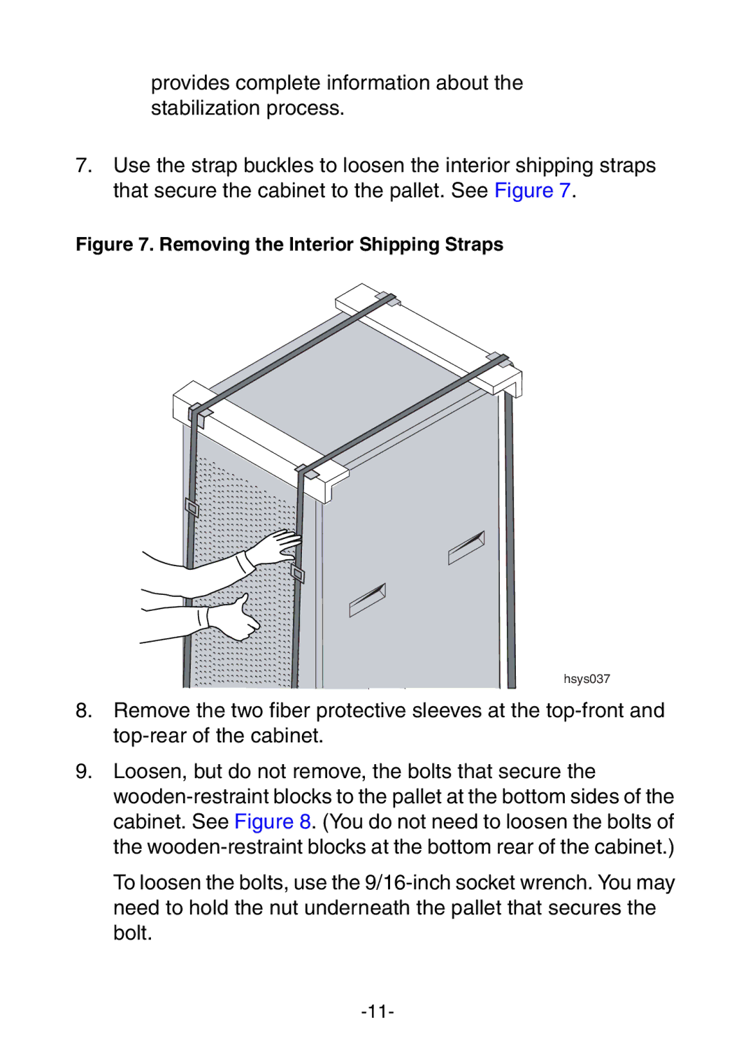 NEC 456-01721-000 manual Removing the Interior Shipping Straps 