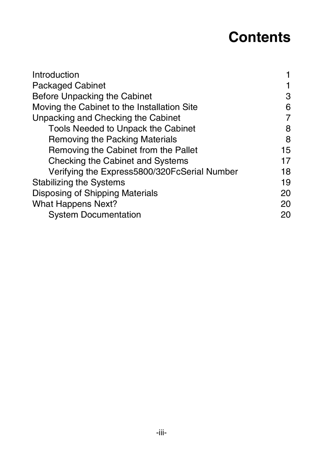 NEC 456-01721-000 manual Contents 