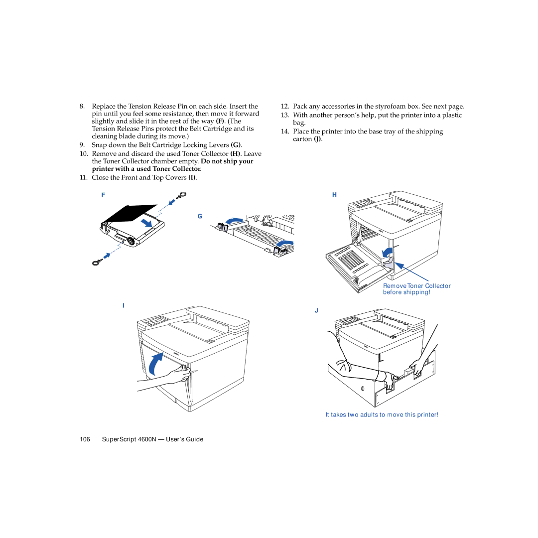 NEC manual SuperScript 4600N User’s Guide 