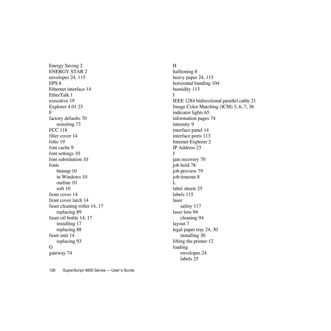 NEC 4650NX manual Energy Star 