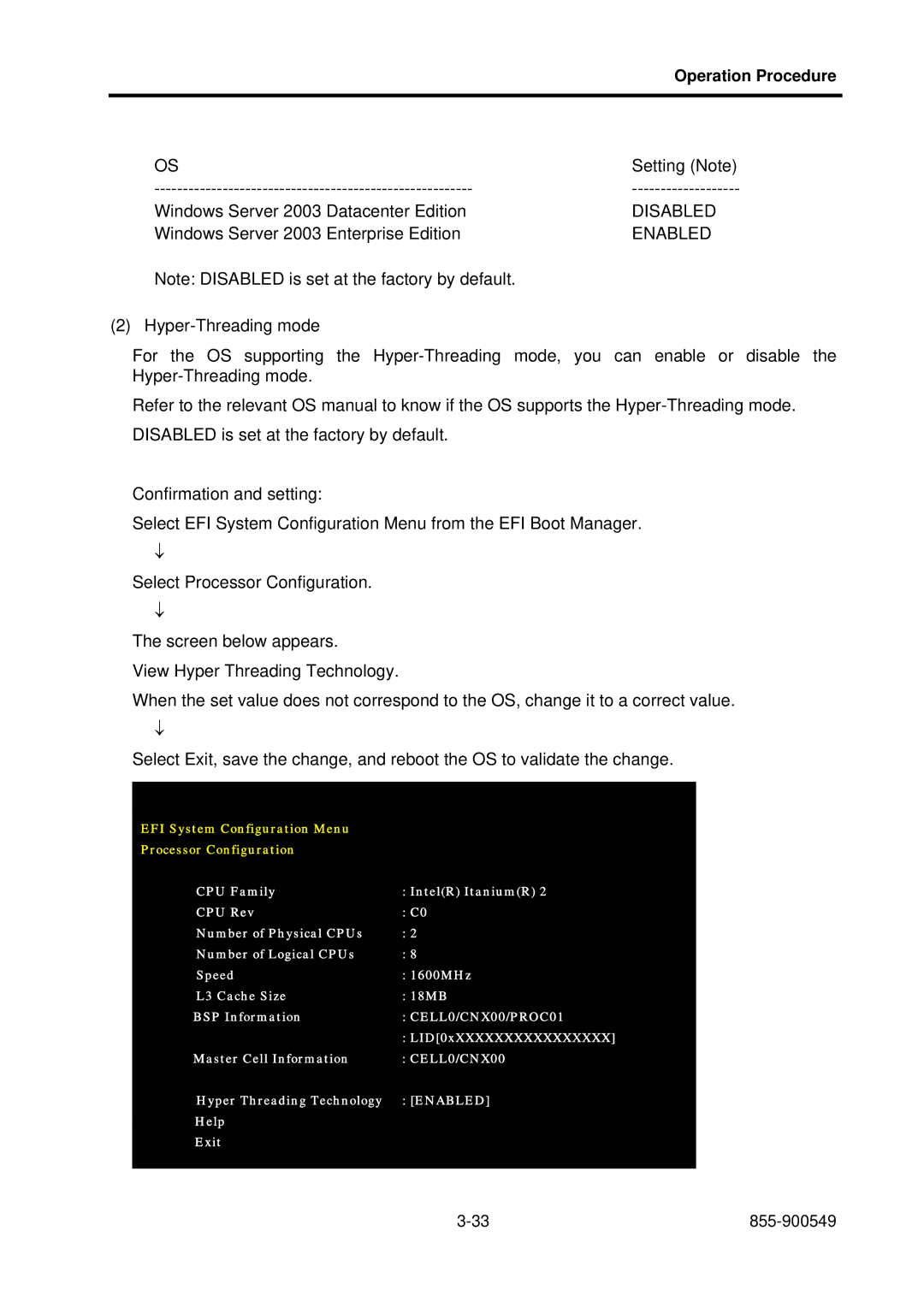 NEC 5020M-16, NX7700i operation manual Disabled 