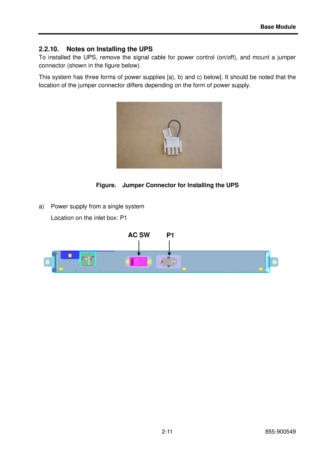 NEC 5020M-16, NX7700i operation manual AC SW P1 