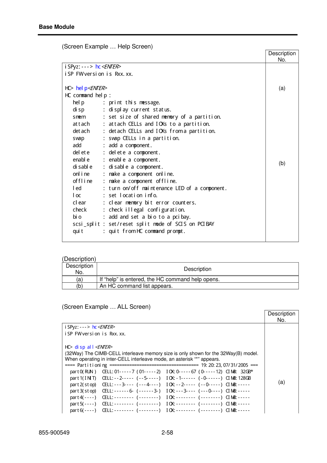 NEC NX7700i, 5020M-16 operation manual Screen Example … Help Screen 