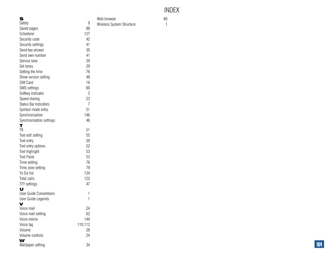 NEC 515 owner manual 164 