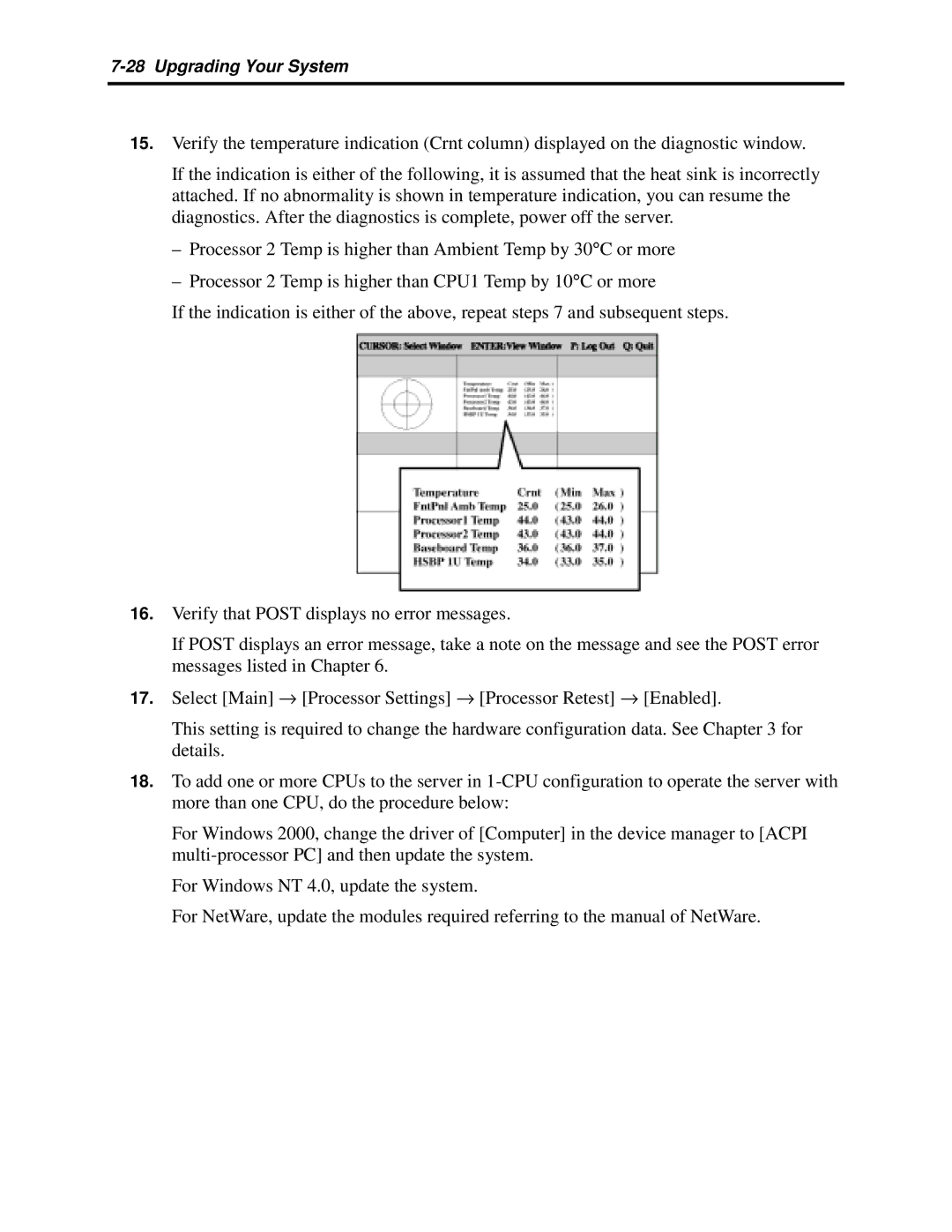 NEC 5800 manual Upgrading Your System 