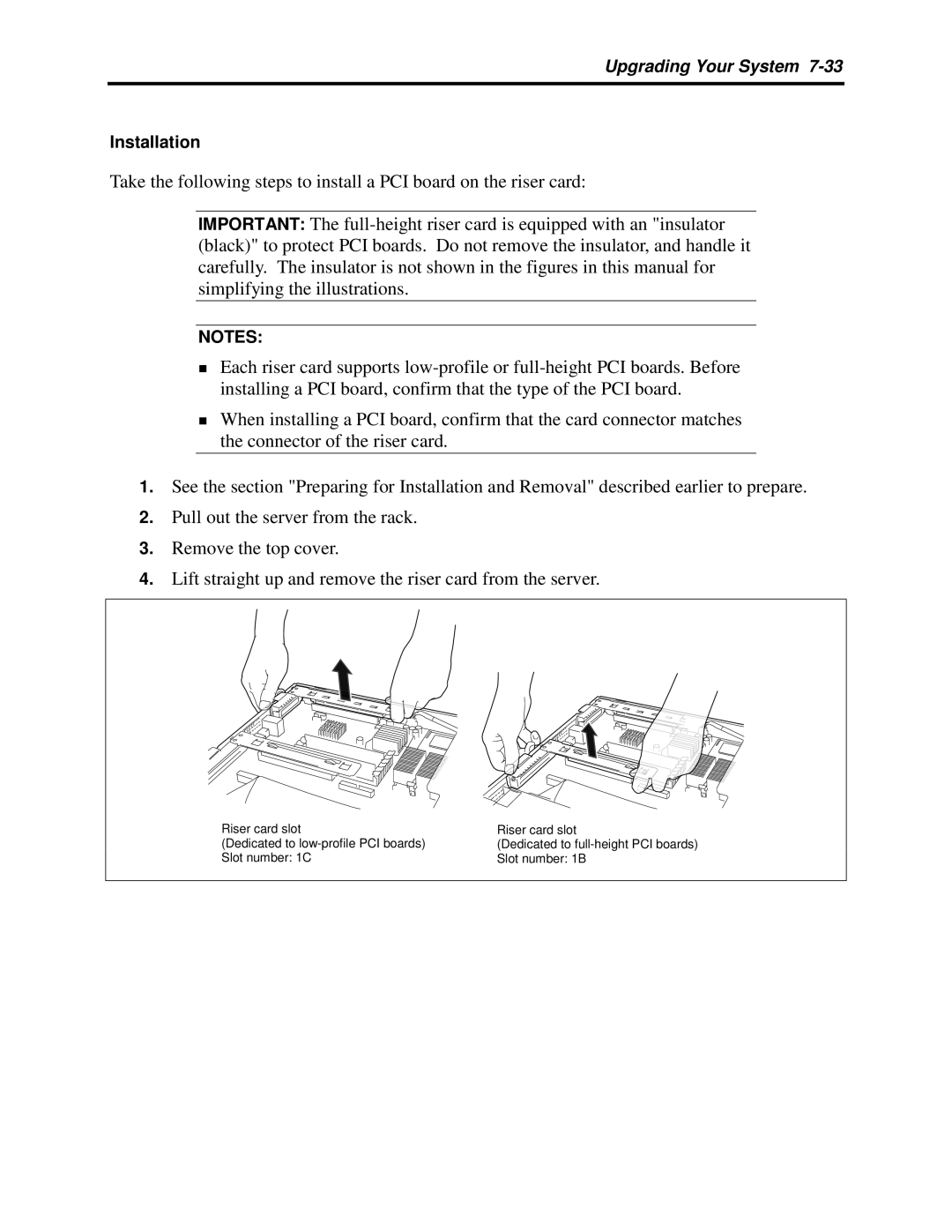 NEC 5800 manual Installation 