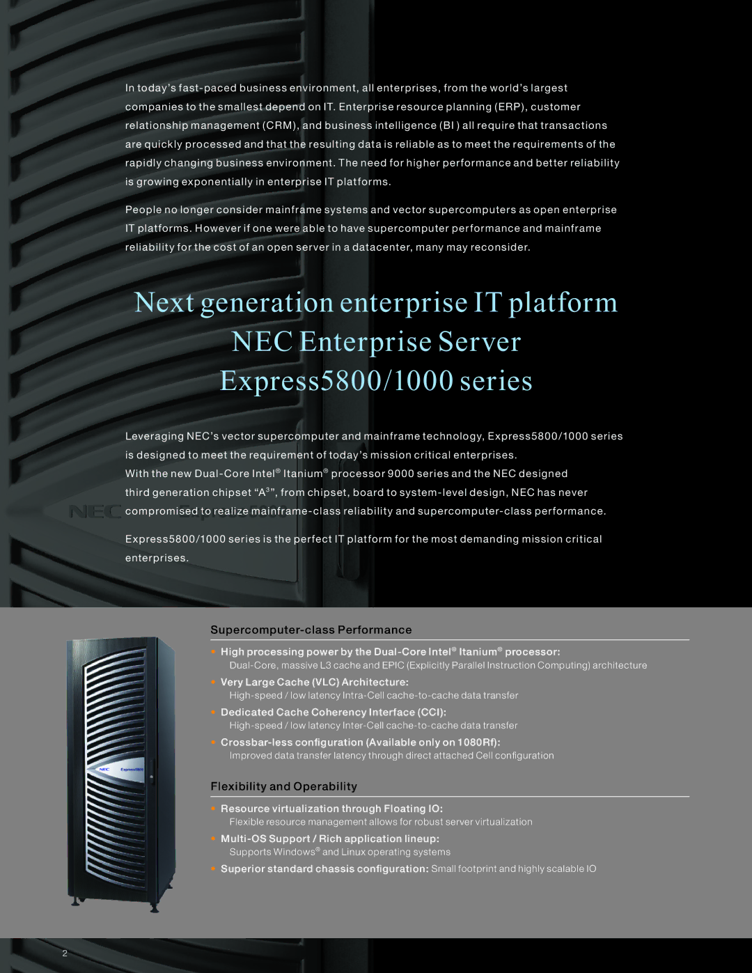 NEC 5800/1000 manual Very Large Cache VLC Architecture, Dedicated Cache Coherency Interface CCI 