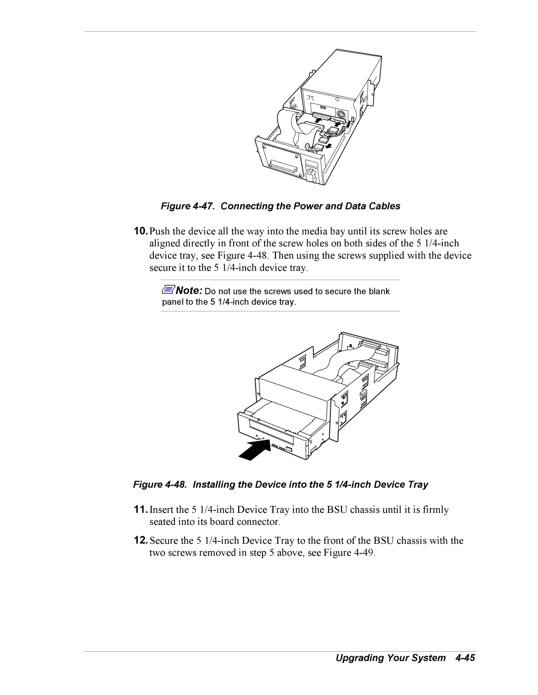 NEC 5800/180Ra-7 manual Connecting the Power and Data Cables 