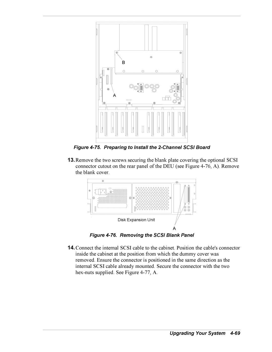 NEC 5800/180Ra-7 manual Preparing to Install the 2-Channel Scsi Board 