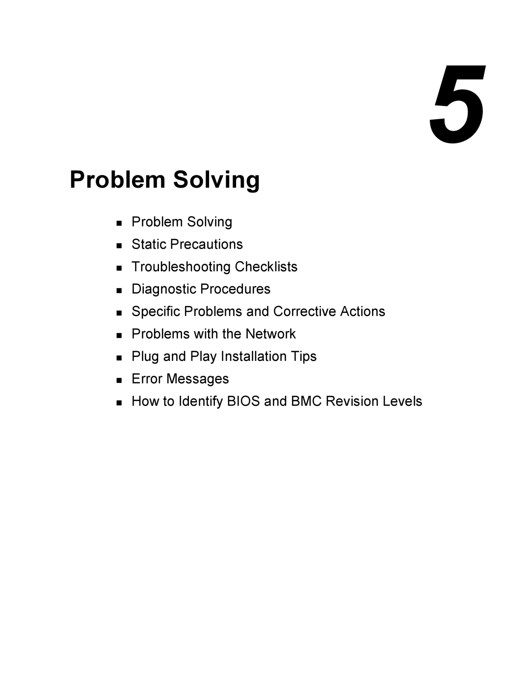 NEC 5800/180Ra-7 manual Problem Solving 