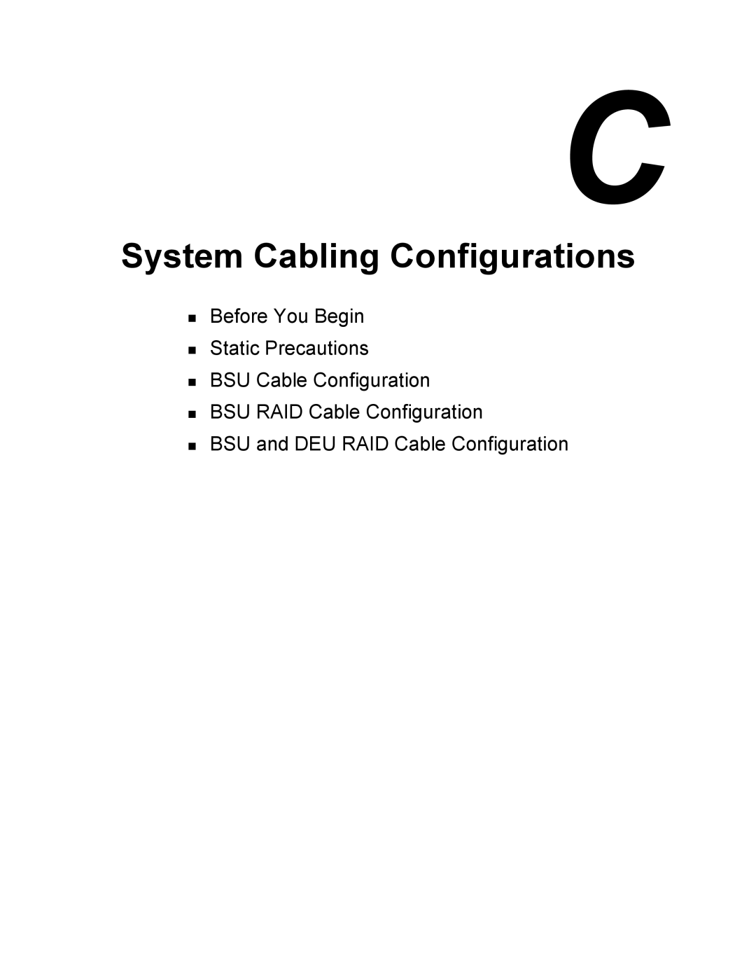 NEC 5800/180Ra-7 manual System Cabling Configurations 