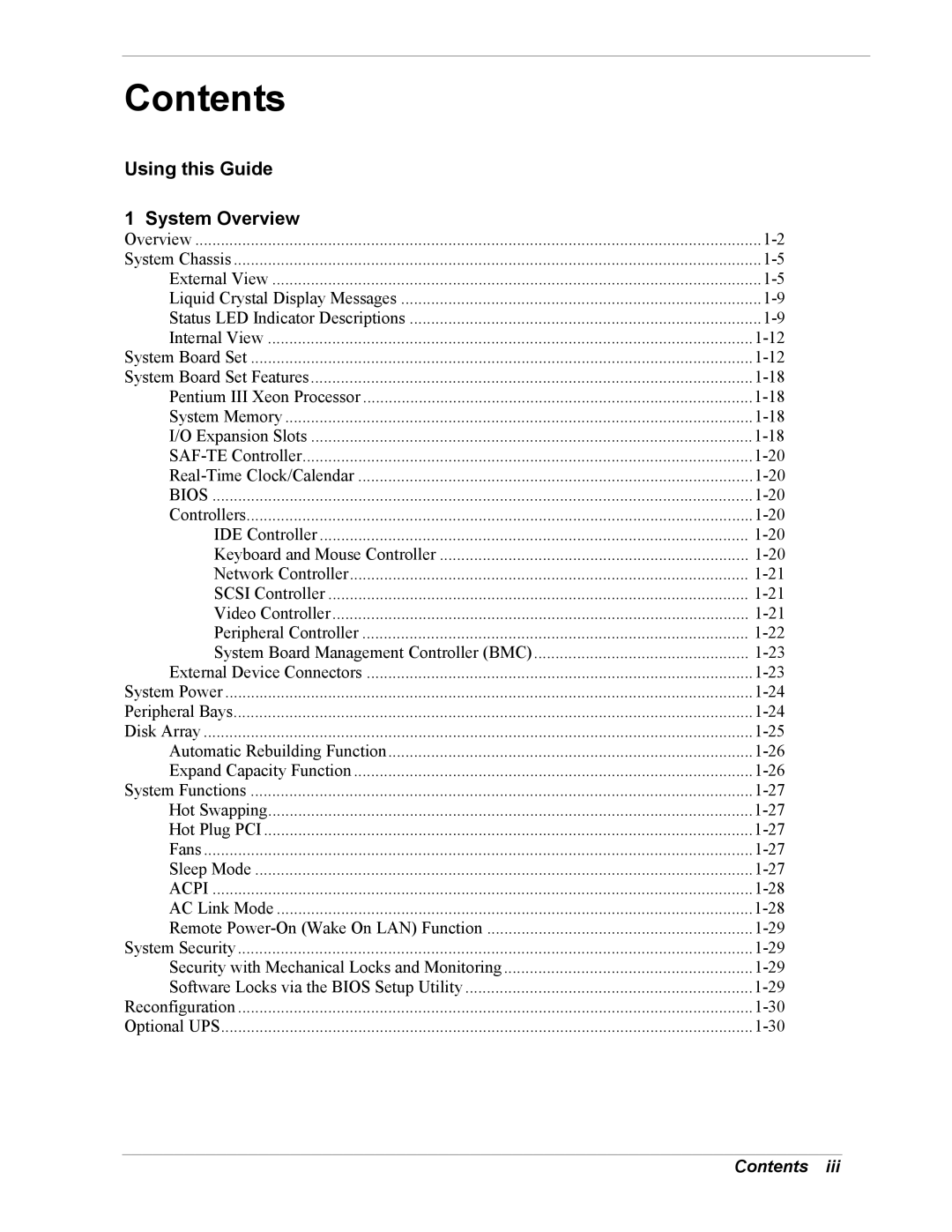 NEC 5800/180Ra-7 manual Contents 