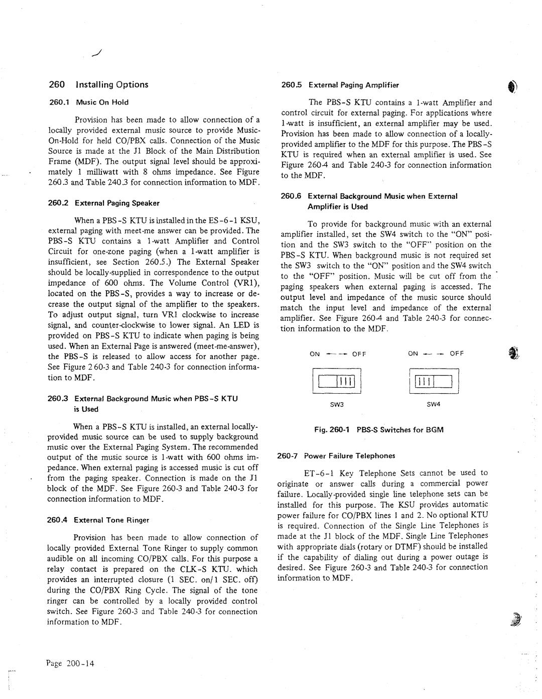 NEC 616 manual On - OFF 