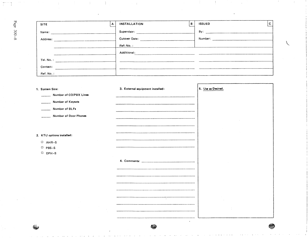 NEC 616 manual Comments 