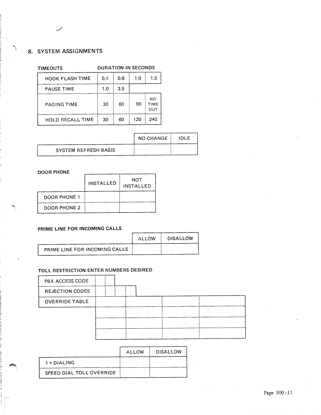 NEC 616 manual Assignments 